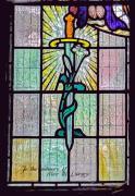 St Cecilia window detail