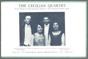 The Cecilian Quartet brochure