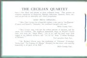 The Cecilian Quartet brochure